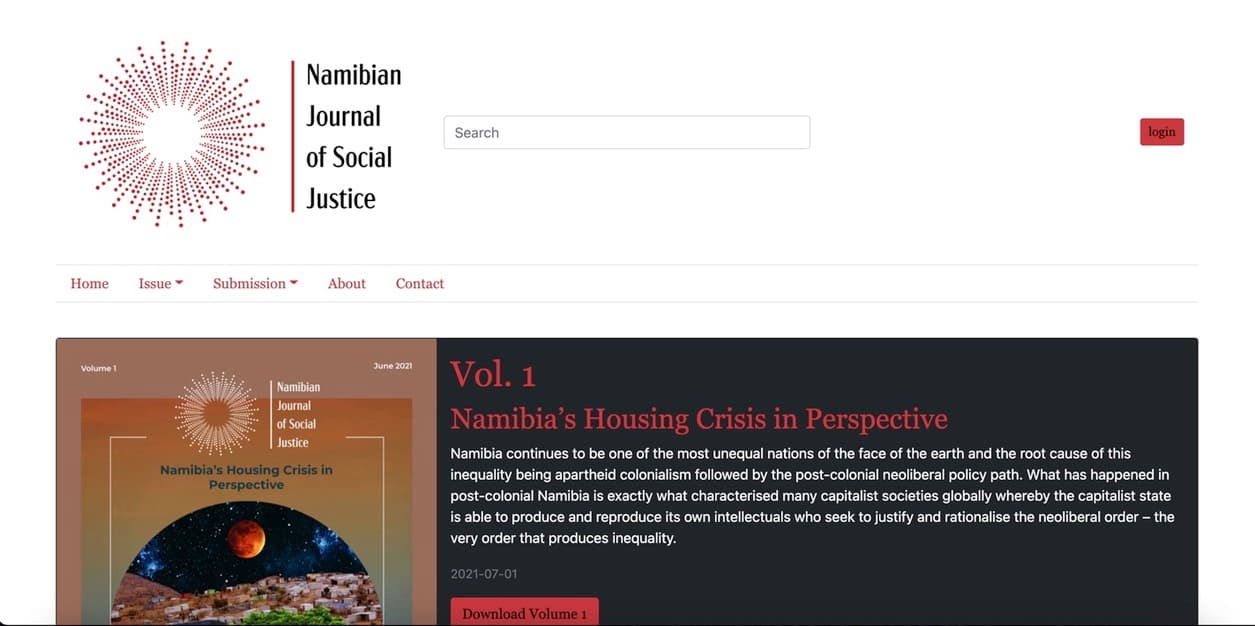 Namibia Journal for Social Justice